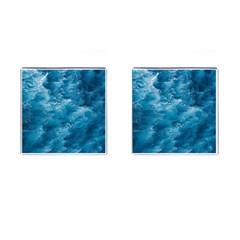 Blue Water Speech Therapy Cufflinks (square) by artworkshop