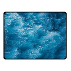 Blue Water Speech Therapy One Side Fleece Blanket (small) by artworkshop