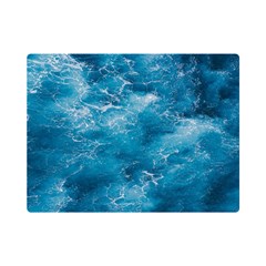 Blue Water Speech Therapy One Side Premium Plush Fleece Blanket (mini)