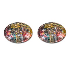 Water Droplets Cufflinks (oval)