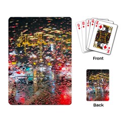 Water Droplets Playing Cards Single Design (rectangle) by artworkshop