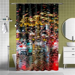 Water Droplets Shower Curtain 48  X 72  (small)  by artworkshop