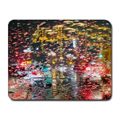 Water Droplets Small Mousepad by artworkshop