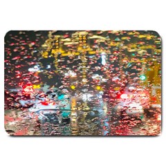 Water Droplets Large Doormat