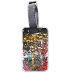 Water Droplets Luggage Tag (two Sides) by artworkshop