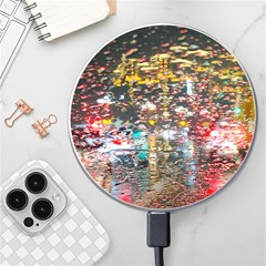 Water Droplets Wireless Fast Charger(white) by artworkshop