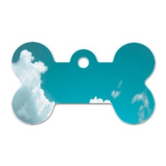 Clouds Hd Wallpaper Dog Tag Bone (one Side)