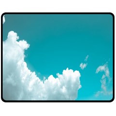 Clouds Hd Wallpaper Fleece Blanket (medium) by artworkshop