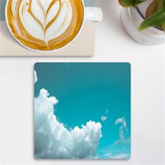 Clouds Hd Wallpaper Uv Print Square Tile Coaster  by artworkshop