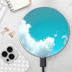 Clouds Hd Wallpaper Wireless Fast Charger(white) by artworkshop