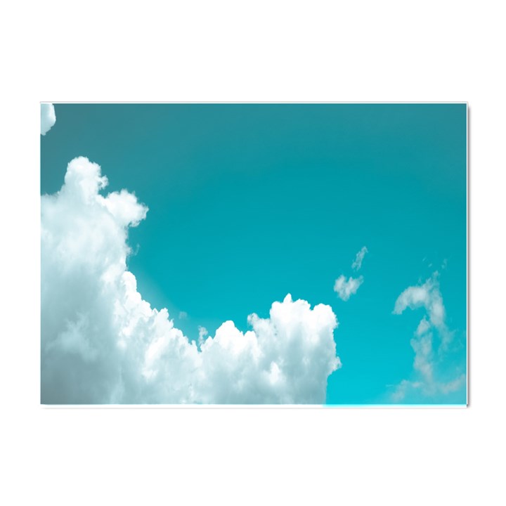 Clouds hd wallpaper Crystal Sticker (A4)