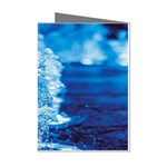 Water Blue wallpaper Mini Greeting Cards (Pkg of 8) Left