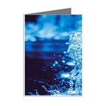 Water Blue wallpaper Mini Greeting Cards (Pkg of 8) Right