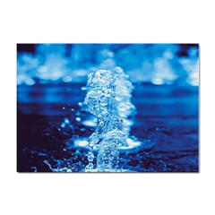 Water Blue Wallpaper Sticker A4 (10 Pack) by artworkshop