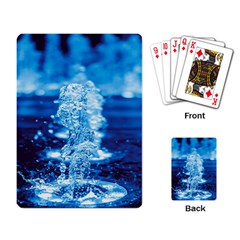 Water Blue Wallpaper Playing Cards Single Design (rectangle) by artworkshop