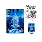 Water Blue wallpaper Playing Cards 54 Designs (Mini) Front - Spade10