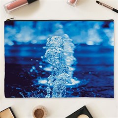 Water Blue Wallpaper Cosmetic Bag (xxxl) by artworkshop