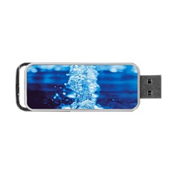 Water Blue Wallpaper Portable Usb Flash (two Sides) by artworkshop