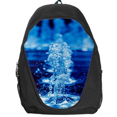 Water Blue Wallpaper Backpack Bag