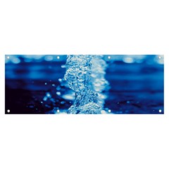 Water Blue Wallpaper Banner And Sign 8  X 3  by artworkshop