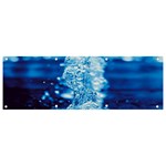 Water Blue wallpaper Banner and Sign 9  x 3  Front