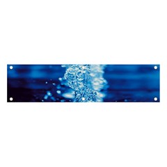 Water Blue Wallpaper Banner And Sign 4  X 1  by artworkshop