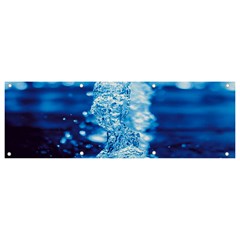 Water Blue Wallpaper Banner And Sign 9  X 3  by artworkshop