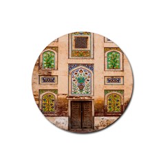 Mosque Rubber Coaster (round) by artworkshop