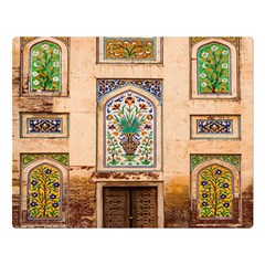 Mosque One Side Premium Plush Fleece Blanket (large) by artworkshop