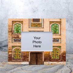 Mosque White Tabletop Photo Frame 4 x6  by artworkshop