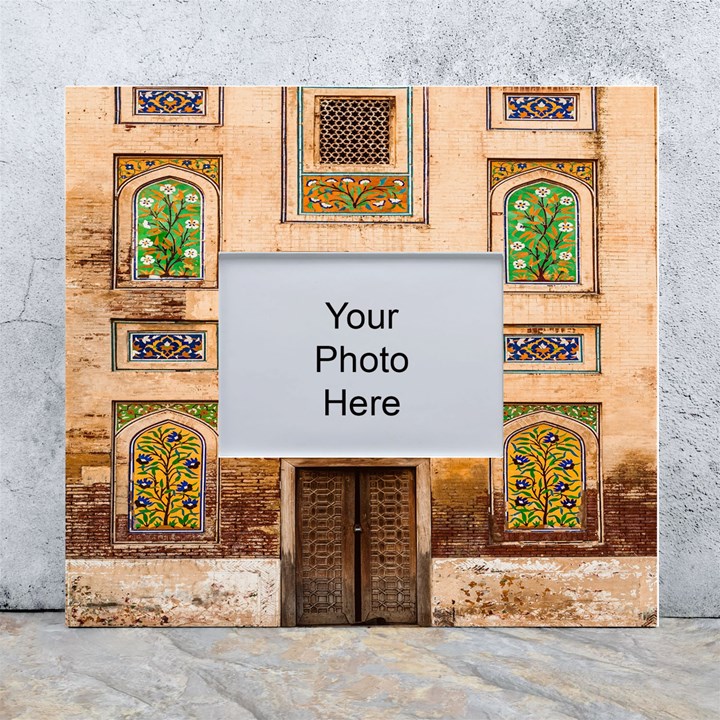 Mosque White Wall Photo Frame 5  x 7 