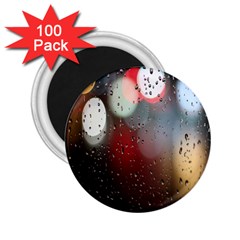 Rain On Window 2 25  Magnets (100 Pack)  by artworkshop