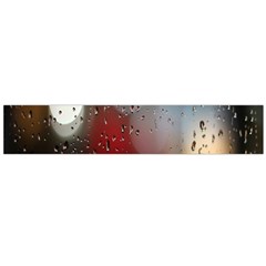 Rain On Window Large Premium Plush Fleece Scarf  by artworkshop