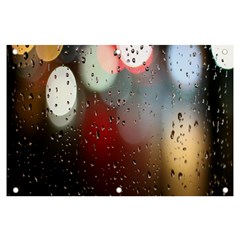 Rain On Window Banner And Sign 6  X 4  by artworkshop