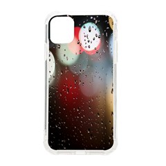 Rain On Window Iphone 11 Tpu Uv Print Case by artworkshop