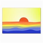 Sunset Nature Sea Ocean Postcards 5  x 7  (Pkg of 10) Front