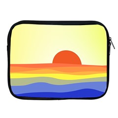 Sunset Nature Sea Ocean Apple Ipad 2/3/4 Zipper Cases by Ravend