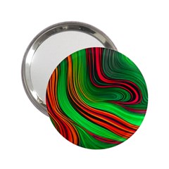 Background Green Red 2 25  Handbag Mirrors by Ravend