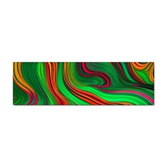 Background Green Red Sticker (bumper) by Ravend