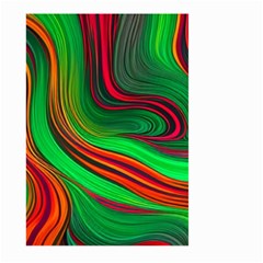 Background Green Red Large Garden Flag (two Sides) by Ravend