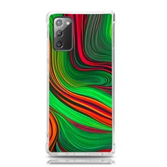 Background Green Red Samsung Galaxy Note 20 Tpu Uv Case