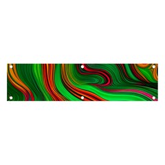 Background Green Red Banner And Sign 4  X 1  by Ravend