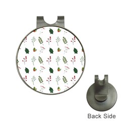 Leaves Mistletoe Plants Winter Hat Clips With Golf Markers by Ravend