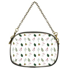 Leaves Mistletoe Plants Winter Chain Purse (two Sides) by Ravend