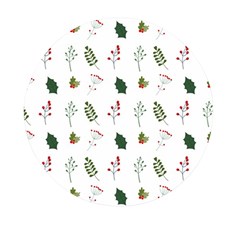 Leaves Mistletoe Plants Winter Mini Round Pill Box (pack Of 3) by Ravend