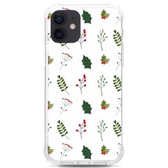 Leaves Mistletoe Plants Winter Iphone 12/12 Pro Tpu Uv Print Case by Ravend