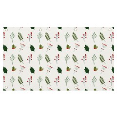 Leaves Mistletoe Plants Winter Banner And Sign 7  X 4  by Ravend