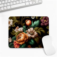 Floral Flower Blossom Bloom Flora Small Mousepad by Ravend