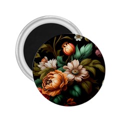 Floral Flower Blossom Bloom Flora 2 25  Magnets by Ravend