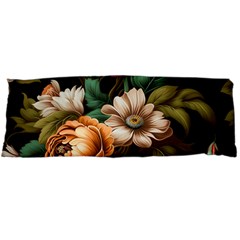 Floral Flower Blossom Bloom Flora Body Pillow Case (dakimakura) by Ravend